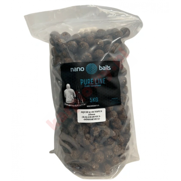 Kulki zanętowe - Pure Line - Squid & Octopus 20mm - 5kg + 5szt. pop-up GRATIS
