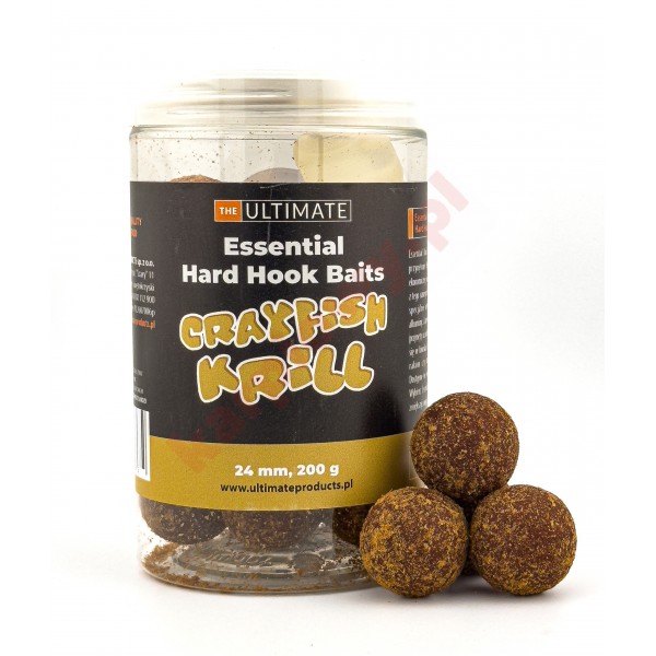 Kulki Essential Hard Hook Baits – Crayfish Krill 24mm