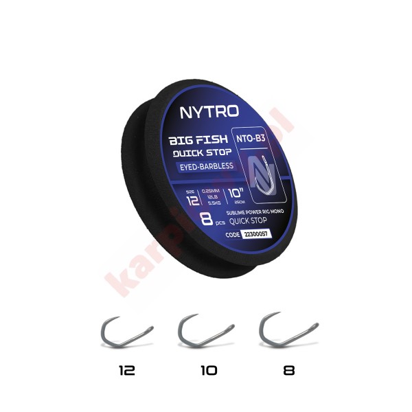 Przypon Gotowy Big Fish Q-Stop  10''25cm 10/28mm Barbless
