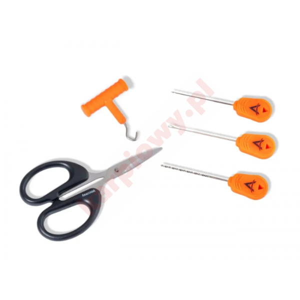 Zestaw igieł z nożyczkami Hi-Vis Orange Rookie Needle Kit