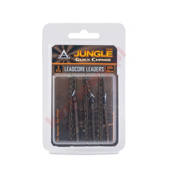 Jungle Quick Change Leadcore Barna 50lb 80cm