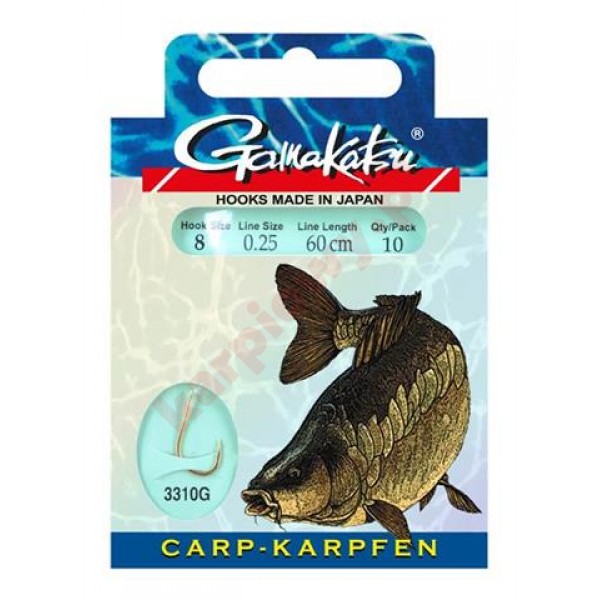 Haczyki Carp 3310G 10-0.20mm 60cm