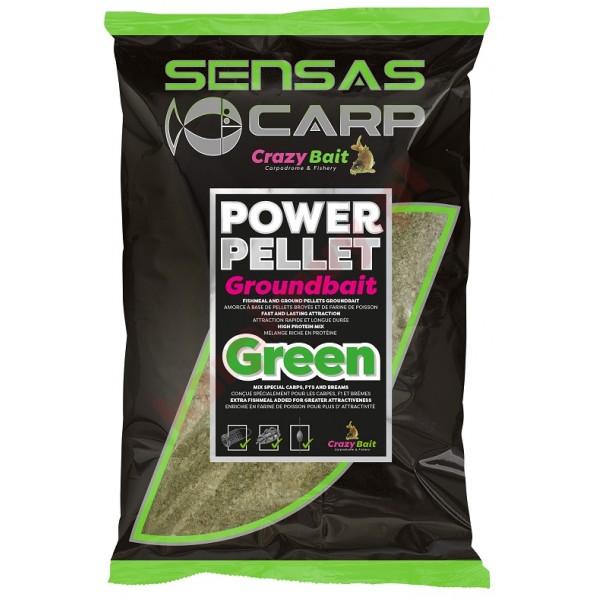Zanęta UK Power Pellet Green 2 Kg
