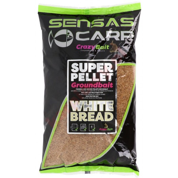 Zanęta Super Pellet White Bread 1kg