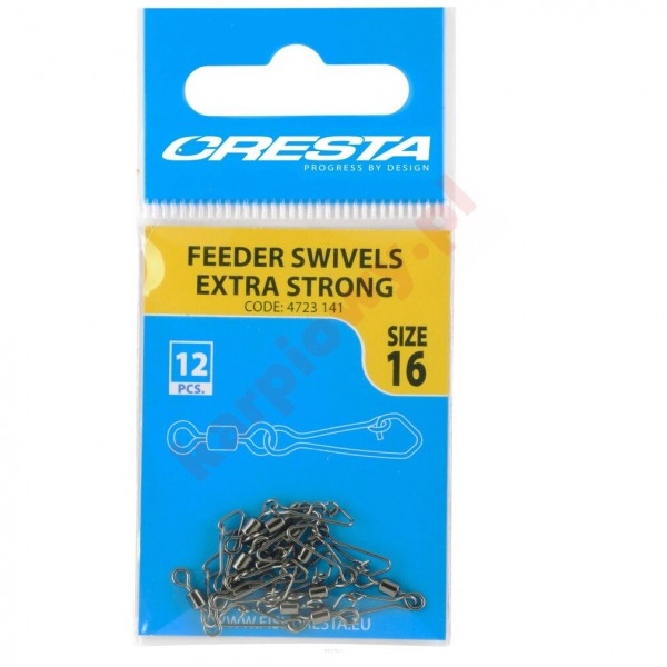Agrafka z krętlikiem  Feeder Swivels Extra Strong #12