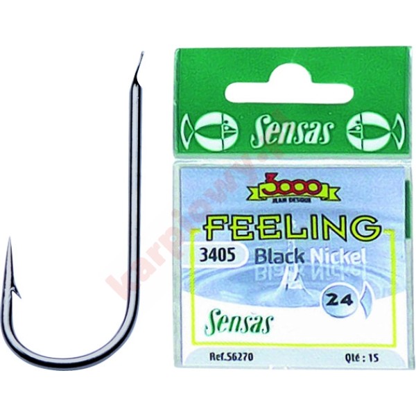 Haczyki 3405Black Nickl nr14