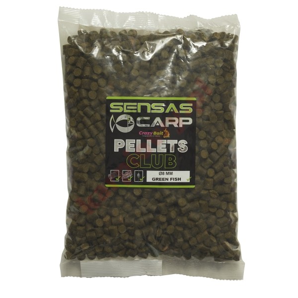 Pellet Club Vert Poisson 8mm 10kg