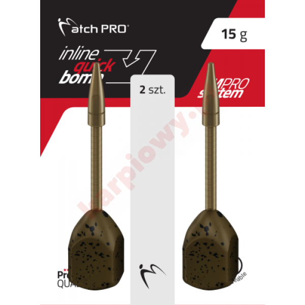 Ciężarki MPRO System INLINE QUICK BOMB 20g / 2szt.