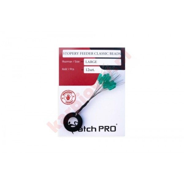 Stopery FEEDER CLASSIC BEADS 12szt MatchPro LARGE