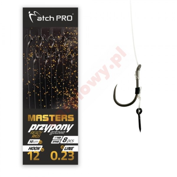 Przypony METHOD FEEDER MASTERS SPIKE M16B Barbless 8szt nr16/20mm