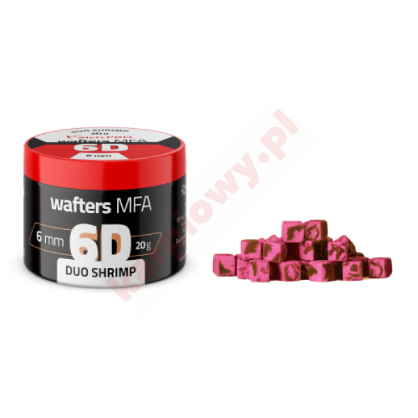 6D WAFTERS MFA DUO SHRIMP 6x6mm 20g
