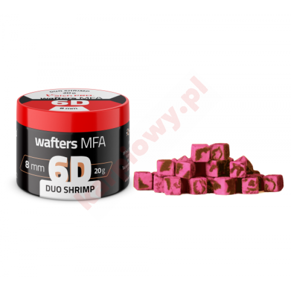 6D WAFTERS MFA DUO SHRIMP 8x8mm 20g