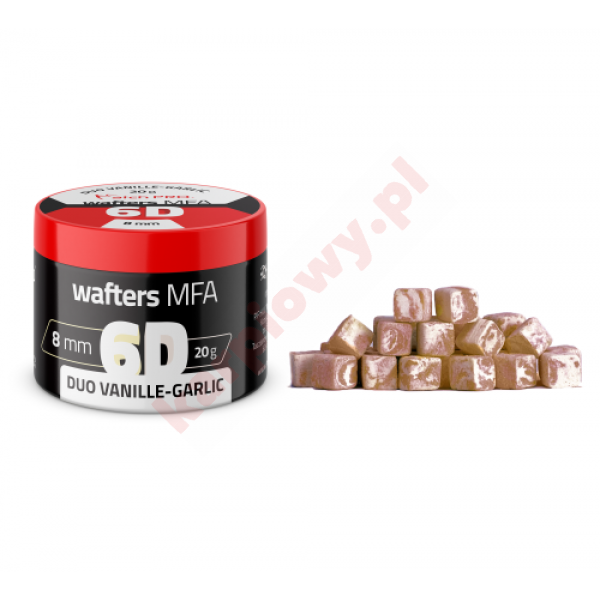 6D WAFTERS MFA DUO VANILLE-GARLIC 8x8mm 20g