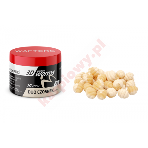3D WORMS WAFTERS DUO GARLIC 10mm 20g