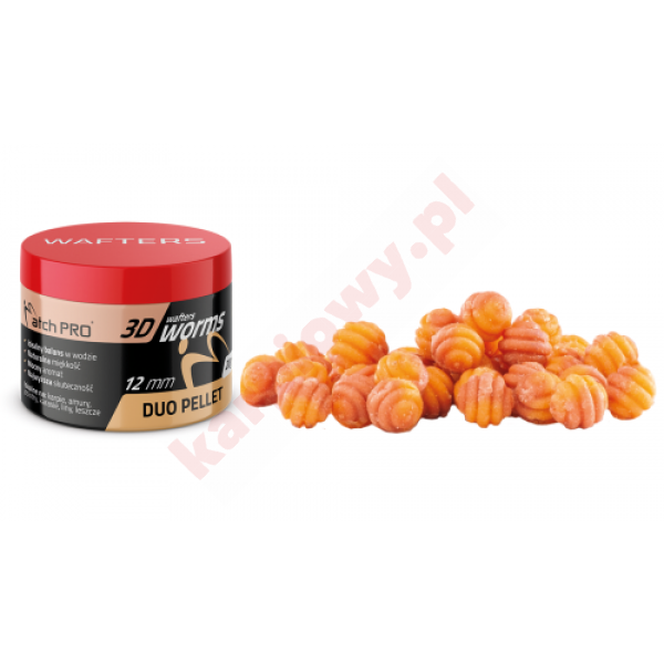 NOWOŚĆ 3D WORMS WAFTERS DUO PELLET 12mm 20g