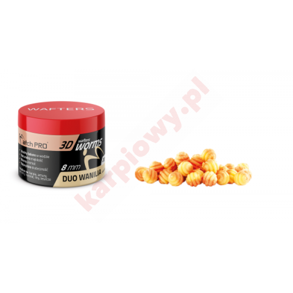 3D WORMS WAFTERS DUO Vanillia 8mm