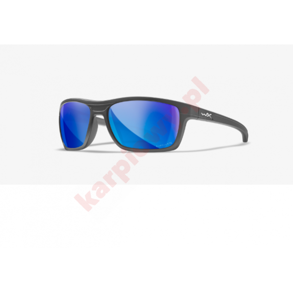 Okulary Captivate™ Polarized Blue Mirror Matte Graphite Frame