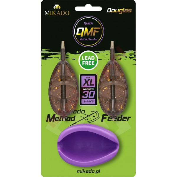  KOSZYCZEK - METHOD FEEDER "DOUGLAS" Q.M.F. SET XL KOMPLET - 2x50g + FOREMKA - op.1kpl.