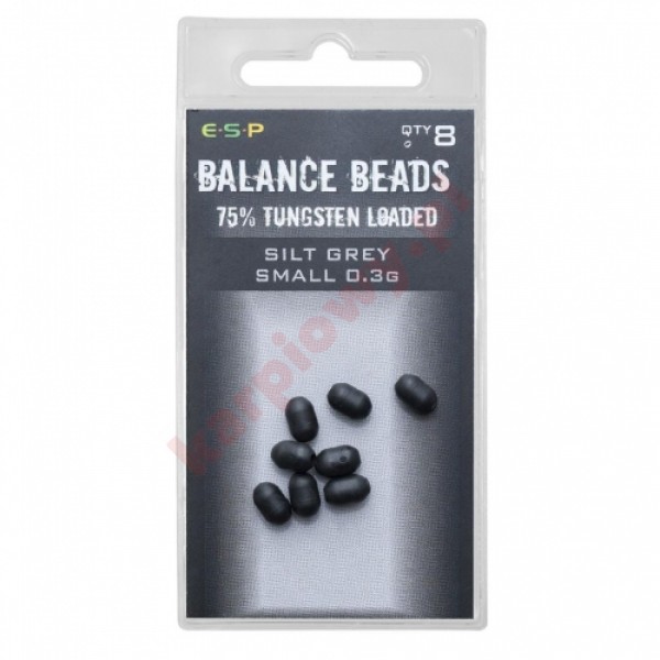 Koralik Balance Beads Large Grey 8szt