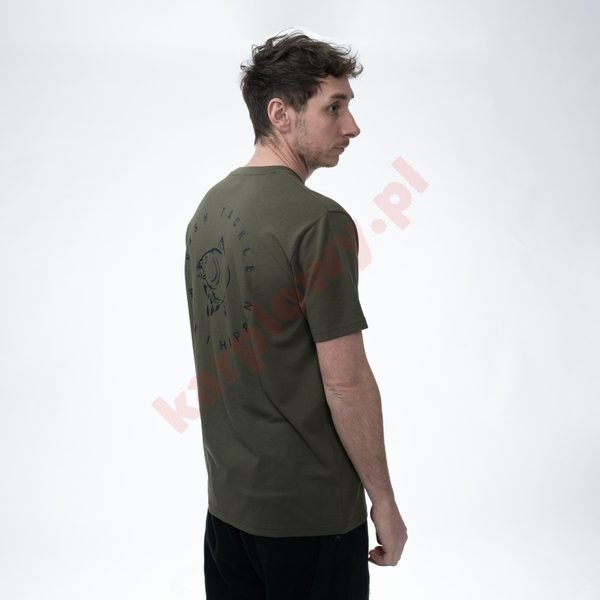 Koszulka Make It Happen Carp Logo T Shirt Green roz. L