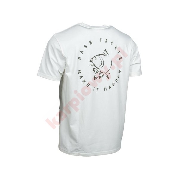 Koszulka Make It Happen Carp Logo T Shirt Ecru roz. S