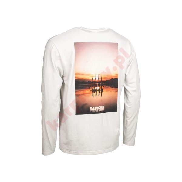 Koszulka Make It Happen Sunset Long Sleeve T Shirt Ecru roz. L