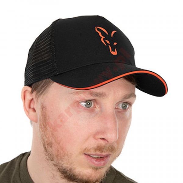 Czapeczka Collection Trucker Cap Black & Orange