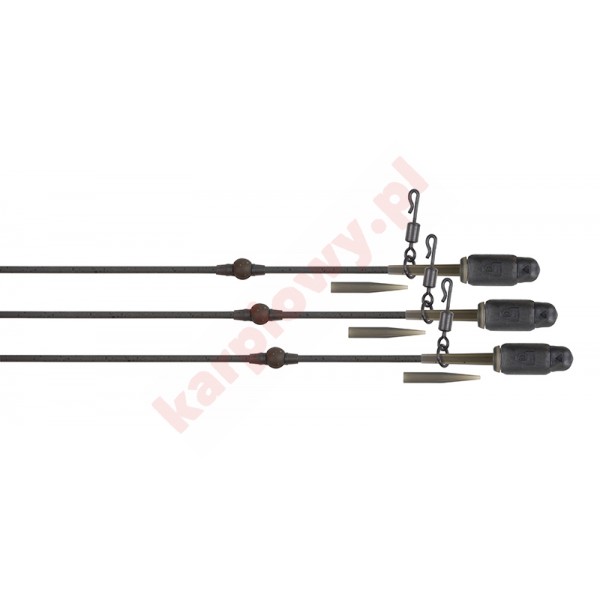 Edges Tuff Tungsten Tubing Heli-Clip Rigs 3pcs