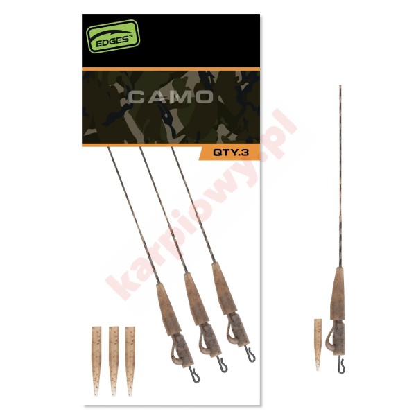 Camo Submerge Lead Clip Leaders - 30LB