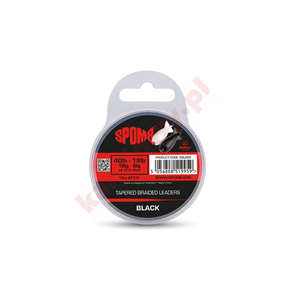 PLECIONKA TAPD LEADERS RED 40lb-18lb