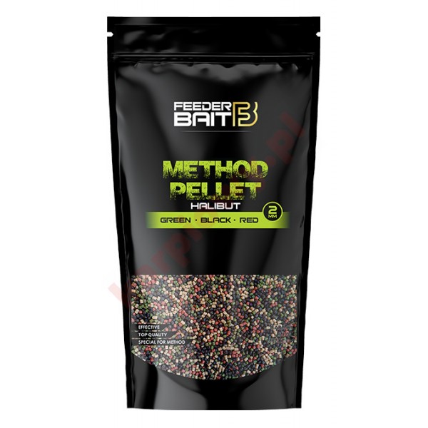 Micro Pellet 2mm Halibut - Green & Black & Red