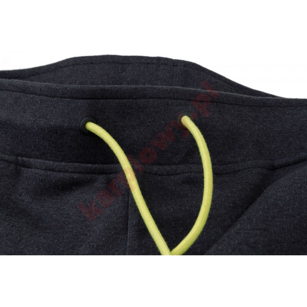 Spodnie - minimal black marl joggers XL