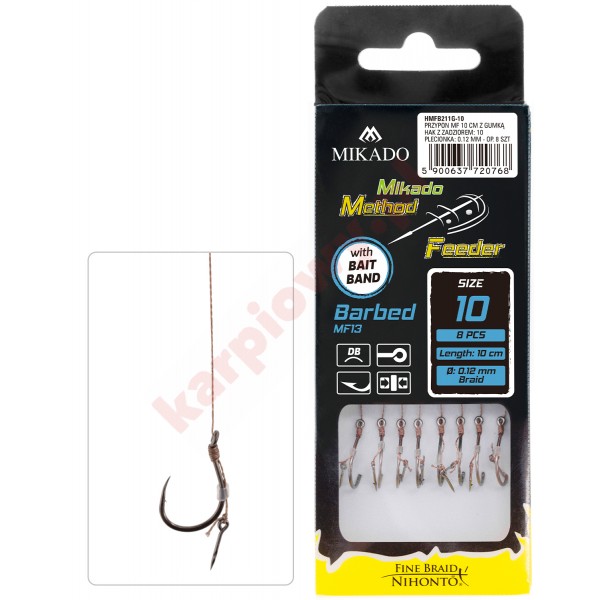  Haczyk  Method z Igłą 8 0.14mm Plecionka