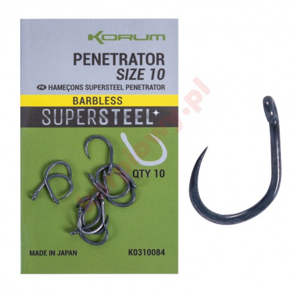 Haczyki Penetrator Barbless - roz.8