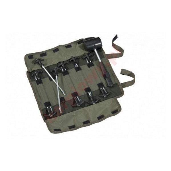 Szpilki do namiotu + młotek - peg set + hammer Szpilki do namiotu + młotek - peg set + hammer