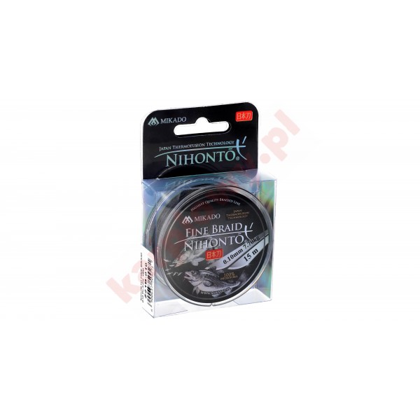 Plecionka Nihonto Fine Braid - 0.06mm/3.25kg/15m - Czarna