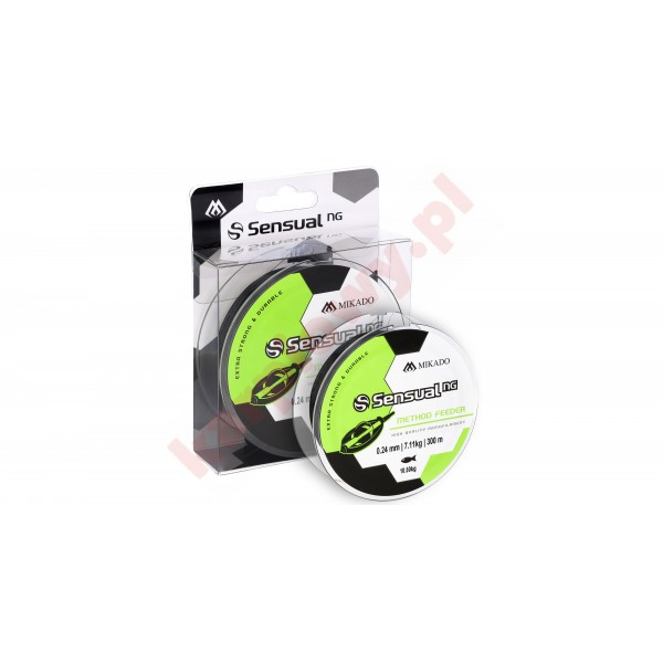 ŻYŁKA - SENSUAL N.G. METHOD FEEDER 0.26mm/12kg/300m - CZARNA 