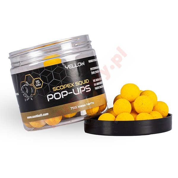 Kulki Scopex Squid Pop Ups 12mm 75g Yellow