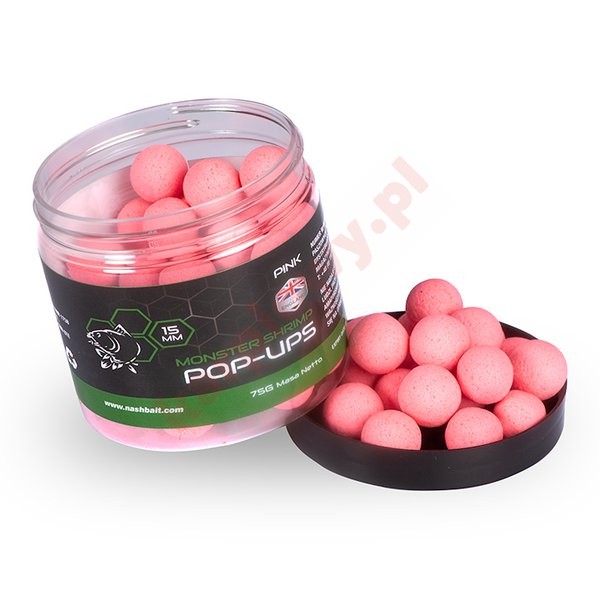 Kulki Mosnter Shrimp Pop Up 12mm 75g Pink