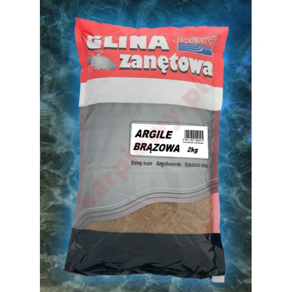 Glina argile brązowa 2 kg