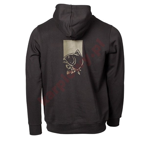 Bluza Make It Happen Hoody Fish Logo Black - Small