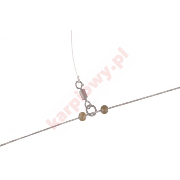 Koraliki - edges tapered bore bead 6mm camo
