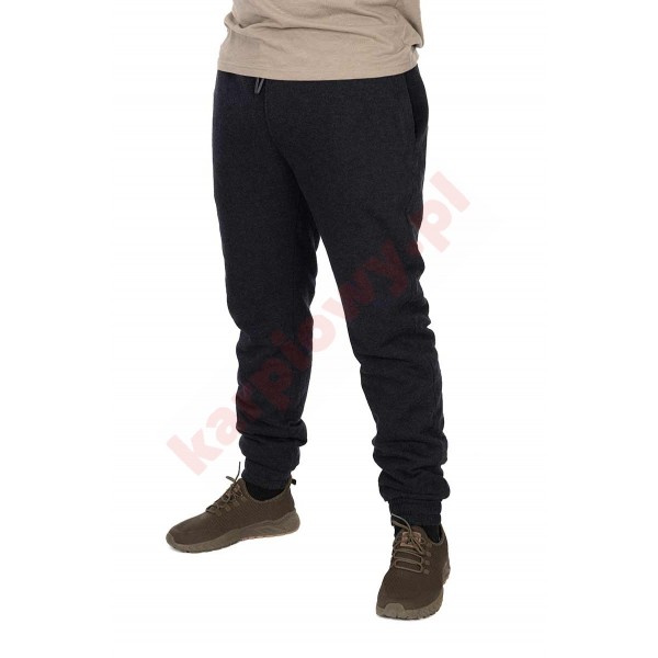 Spodnie Collection Sherpa Joggers - Black/Orange - Large
