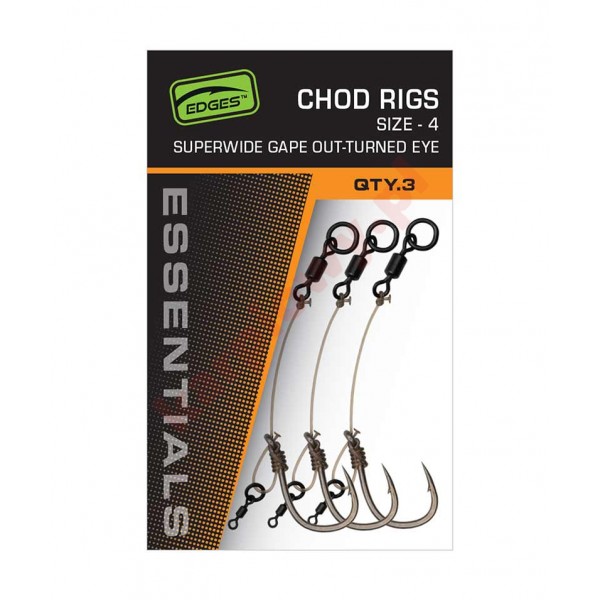 Przypon Super Wide Gape Chod Rigs 4 - 3szt