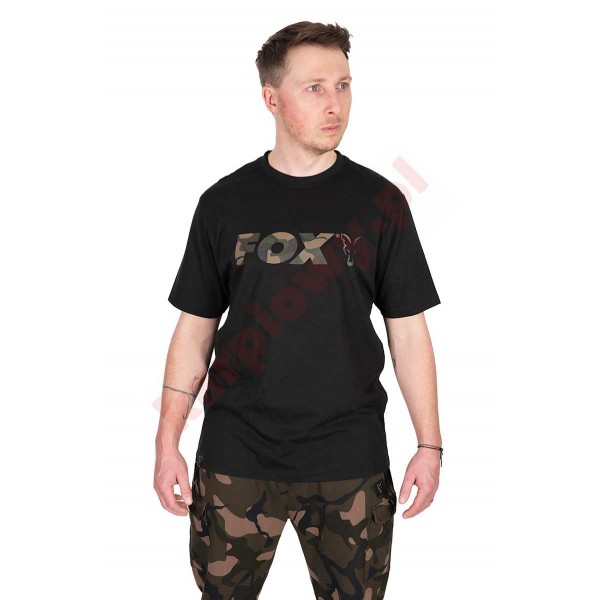 Koszulka Black Camo Logo T -S