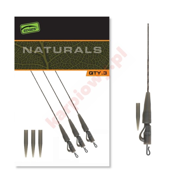 Naturals Submerge Lead Clip Leaders - 40LB