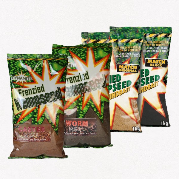 Frenzied Hempseed Groundbait Caster 1kg