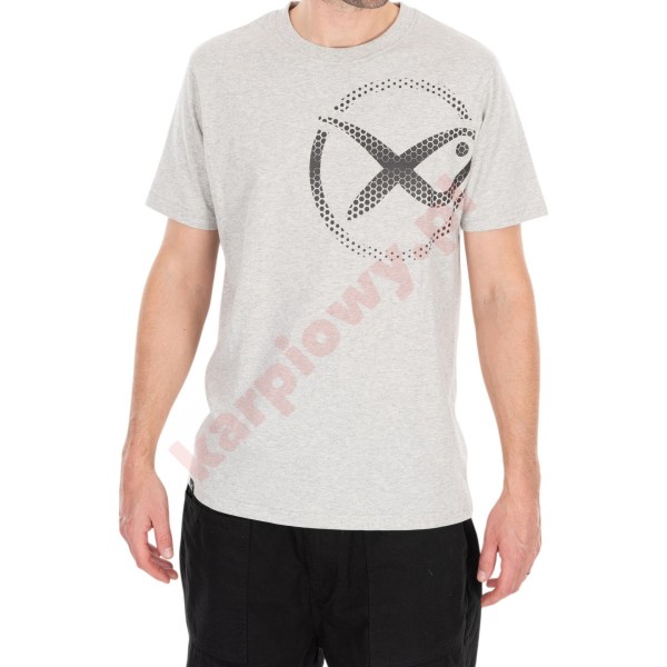 Koszulka Matrix Large Mesh Logo T-Shirt Grey - roz. M