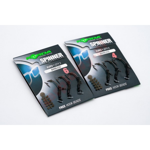 Przypon Spinner Hook Secitins Kurv 4 Barbless