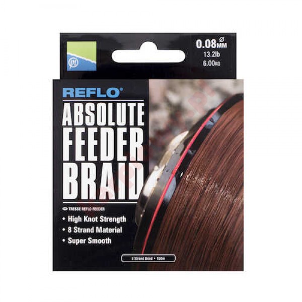 Plecionka Absolute Feeder Braid 0.08mm